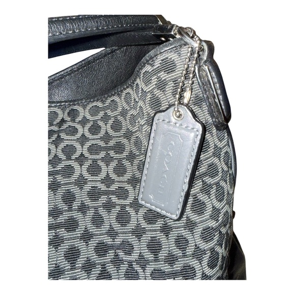 Coach Op Art Needlepoint Madison Phoebe Shoulder Bag - Picture 2 of 16